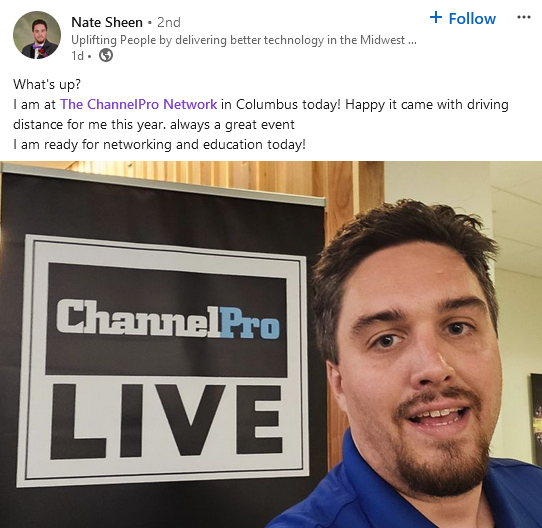 Nate Sheen MSP ChannelPro LIVE: Columbus