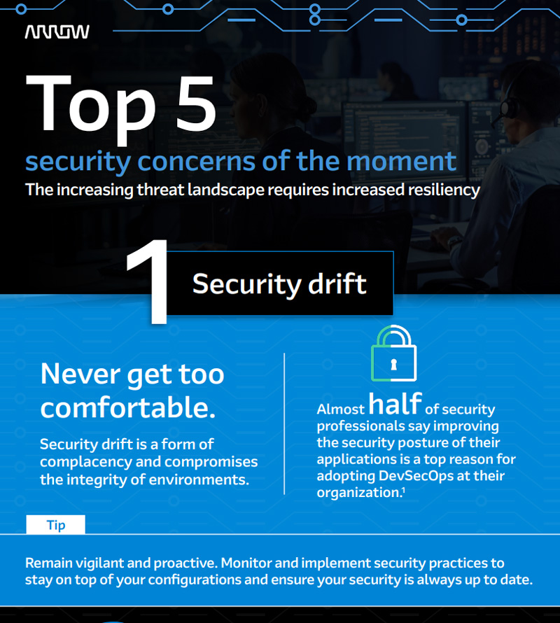 Arrow Security Concerns Infographic