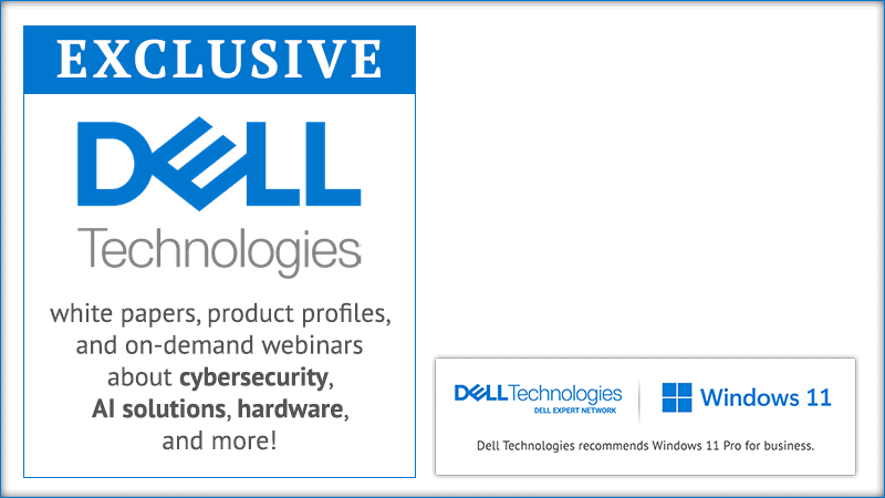 Dell Resources Library with exclusive white papers, profiles, and on-demand webinars