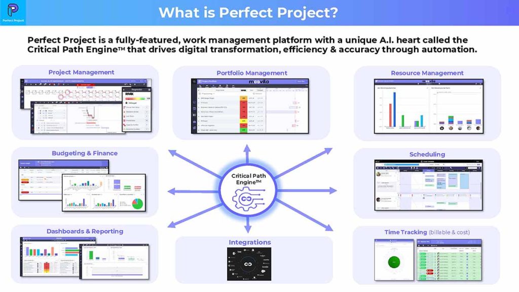 Perfect Project Moovila MSP Smart Schedule