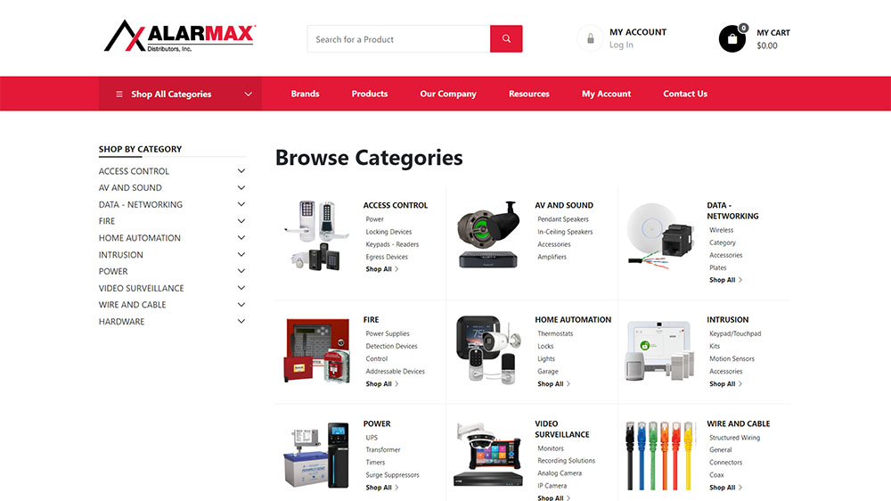 MSP news - New Alarmax website