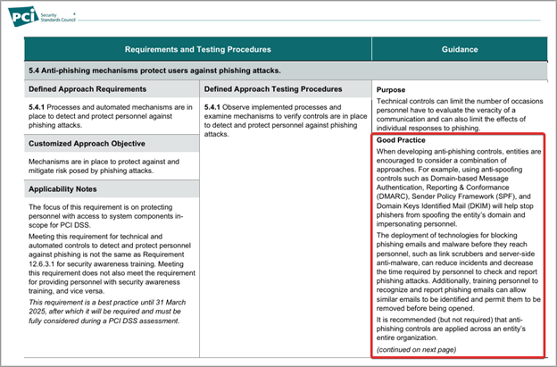 PCI DSS research making the case for DMARC