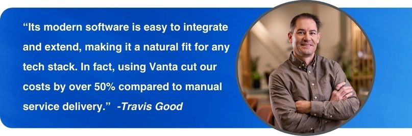 Vanta advertorial quote box by Travis Good